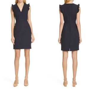 Tailored By Rebecca Taylor Stretch Modern V Neck Size 12